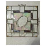 Vintage Stained Glass Accent Panel