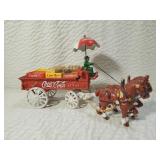 Vintage Coca-Cola Delivery Wagon Toy