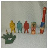Miscellaneous Vintage Wooden Toys