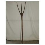 Antique Wooden Hay Fork