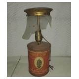 Vintage Prince Albert Tobacco Tin Lamp