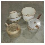 Miscellaneous Vintage Pots & Tea Kettle