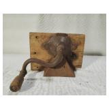 Vintage Cast Iron Wall Mounted Coffee Grinder