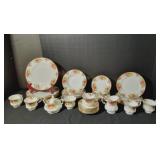 Vintage Set of Old Country Roses China