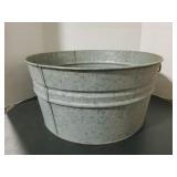Vintage Galventized Wash Tub