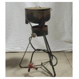 Vintage Stew Pot & Propane Cooker