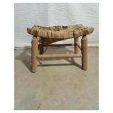 Vintage Wicker Foot Stool