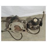 Black & Decker Circular Saw & Craftsman Router