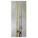 Mixed Fishing Rods & Reels