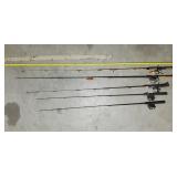 Mixed Fishing Poles & Reels