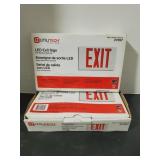 Two LED Exit Signs