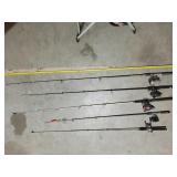 Mixed Fishing Rods & Reels