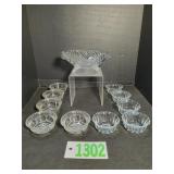 Vintage Pressed Glass Candy Bowl & More