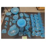 Vintage L.G. Wright 'Daisy & Button' Glass Set
