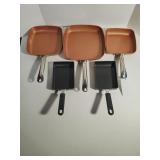 Copper Chef and Cook's Essentials Skillets