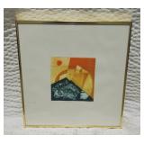Signed Limited Edition Abstract Etching Print