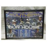 Framed Georgia Southern 2008 Football Schedule