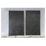 Black Wooden Wall Decor Panels
