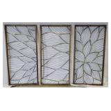Metal Decorative Floral Wall Panels