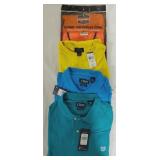Assorted Polos and Work Vest