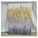 Abstract Mixed Media Canvas Painting