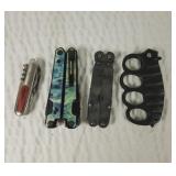 Assorted Multi-Tools and Folding Knives