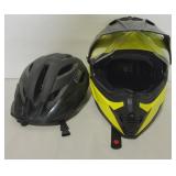 LEM Bike Helmet and Bilt Motorcycle Helmet