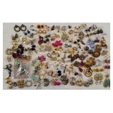 Large Assortment of Vintage Earrings