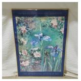 Irises and Wild Roses Print