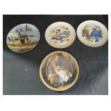 Wildlife Plates and Norman Rockwell Plate