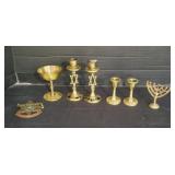 Assorted Brass Judaica Items
