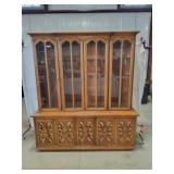 Fancher Mediterranean Oak China Cabinet
