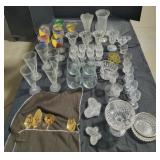 Large Assortment of Vintage Glassware
