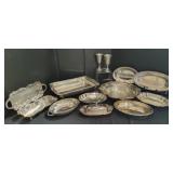 Assorted Silver-Plated Servingware