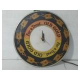 Old Gold Clock