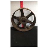 Vintage Flat Belt Pulley