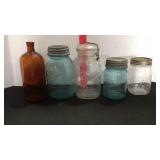 Vintage Jars and Bottle