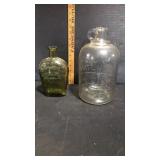 White House Vinegar Jug and Wheaton Bottle