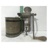 Vintage Sifter & Food Grinder