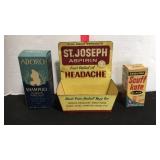 Vintage Aspirin Display and More