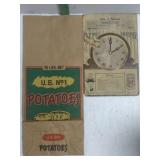 Vintage Potato Bag & Bake Timer