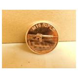 M-16 Rifle One Ounce .999 Pure Copper USA Coin M-16 Rifle One Ounce .999 Pure Copper USA Coin
