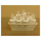 Ten 400ml Plastic Bottles with Locking Lids Ten 400ml Plastic Bottles with Locking Lids