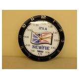 12' Diam Clock - 'Its A Newfie Thing'- New 12' Diam Clock - 'Its A Newfie Thing'- New