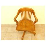 Antique Wooden Office Chair Antique Wooden Office Chair