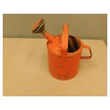 Red Metal Watering Can Red Metal Watering Can