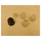Antique glass insulators Antique glass insulators