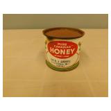 Pure Canadian honey tin Pure Canadian honey tin