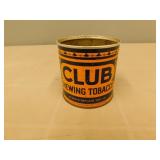 Club chewing tobacco tin Club chewing tobacco tin