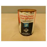 GM anti-freeze tin GM anti-freeze tin